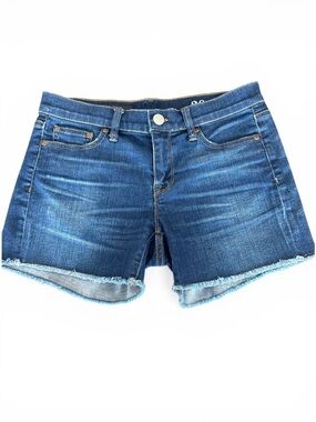 J.Crew Indigo Denim Raw Hem Denim Shorts Size 26